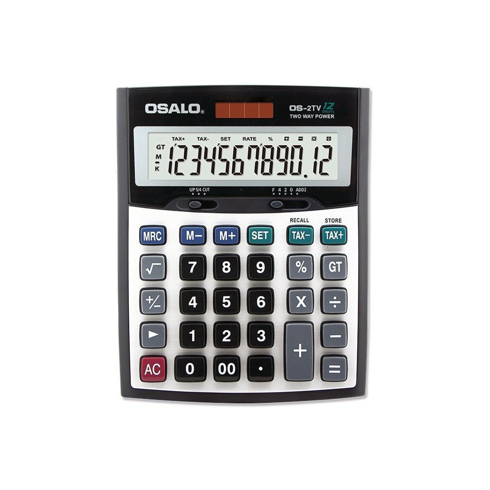 Calculatrice de bureau 12 chiffres OSALO OS-2TV
