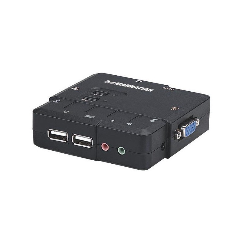 Commutateur KVM compact 2 ports