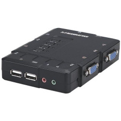Commutateur KVM compact 4 ports