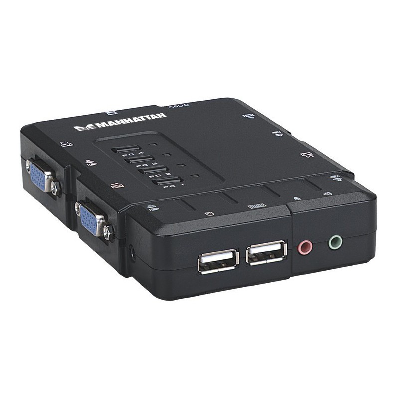 Commutateur KVM compact 4 ports