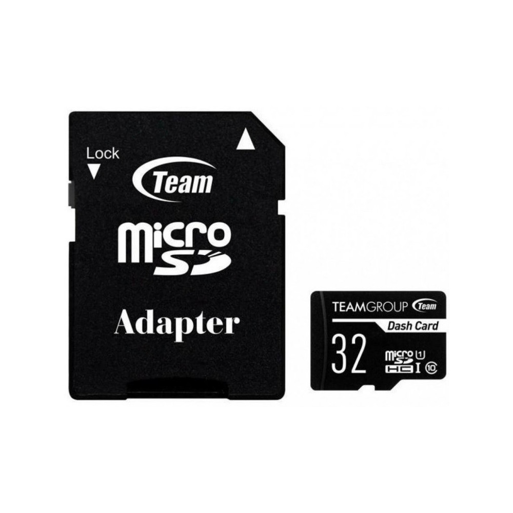 Carte mémoire TeamGroup Micro SDHC 32 Go Class10 pour Enregistreur Dashcam