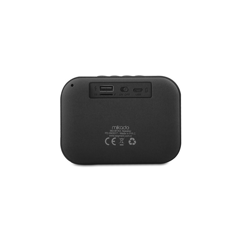Haut Parleur de poche Bluetooth Mikado BTX3 / 3W / Bleu
