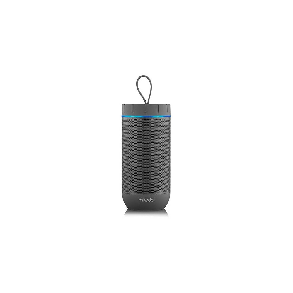 Haut Parleur Bluetooth Mikado MD-X26BT Waves Étanche Métallique / 12W / Bleu