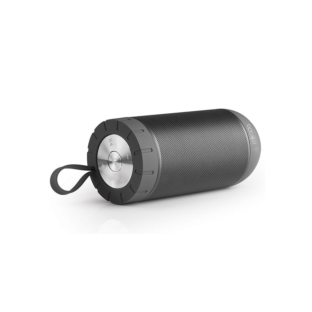 Haut Parleur Bluetooth Mikado MD-X26BT Waves Étanche Métallique / 12W / Bleu