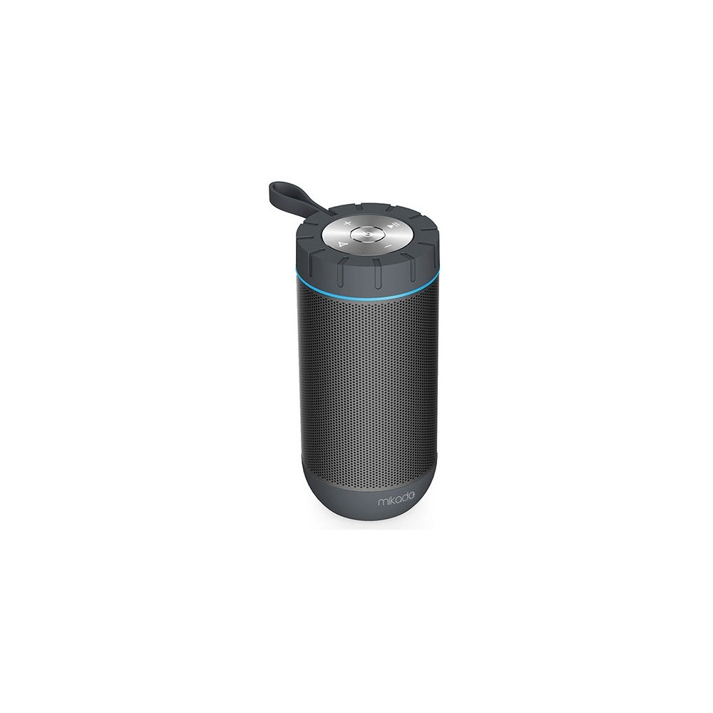 Haut Parleur Bluetooth Mikado MD-X26BT Waves Étanche Métallique / 12W / Bleu