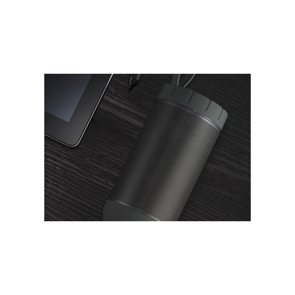 Haut Parleur Bluetooth Mikado MD-X26BT Waves Étanche Métallique / 12W / Bleu