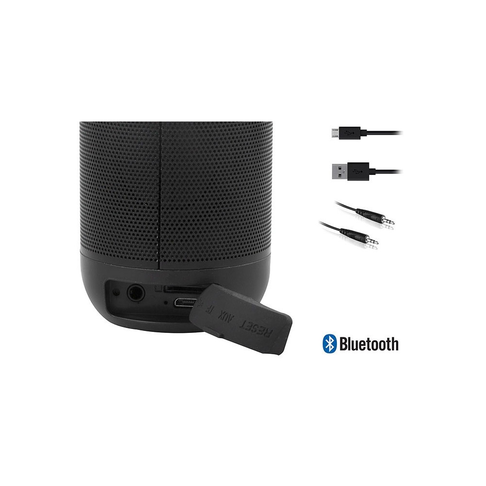 Haut Parleur Bluetooth Mikado X26M Waves Mini / 5W / Noir