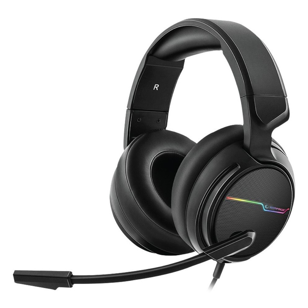 Casque Micro Gaming RGB USB 7.1 Rampage RGW9 COMFORT