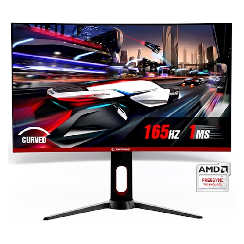 Ecran Rampage Incurvé RM-165 27 IPS Full HD 165 Hz