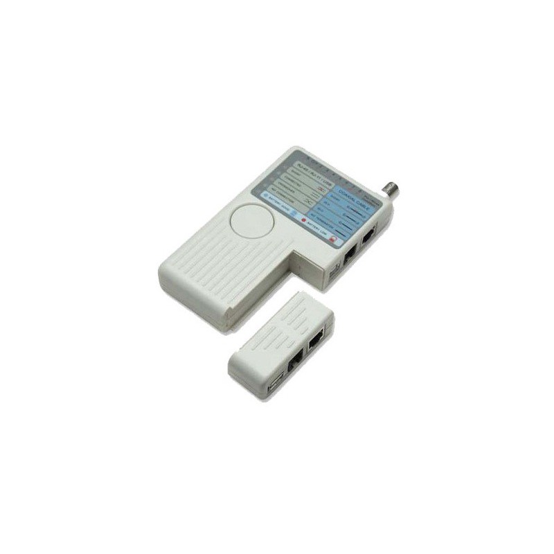 Testeur de câbles RJ11 / RJ45 / BNC / USB