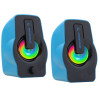 Haut Parleur USB Rampage 2.0 RMS-G7 / 6W / Bleu