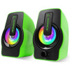 Haut Parleur USB Rampage 2.0 RMS-G7 / 6W / Vert