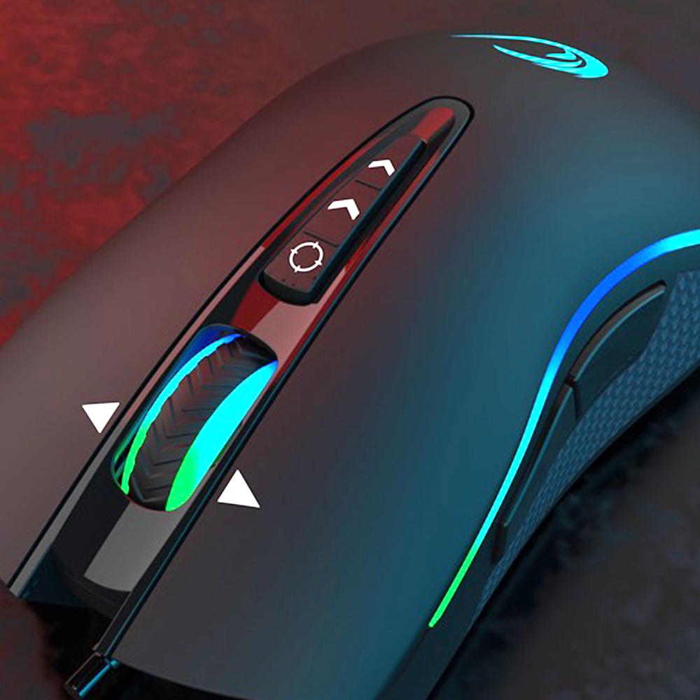 Souris Gaming USB Rampage Shine RGB SMX-R15 / 10 000dpi