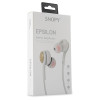 Écouteurs avec Micro Snopy SN-X04 EPSILON / Blanc & Gold
