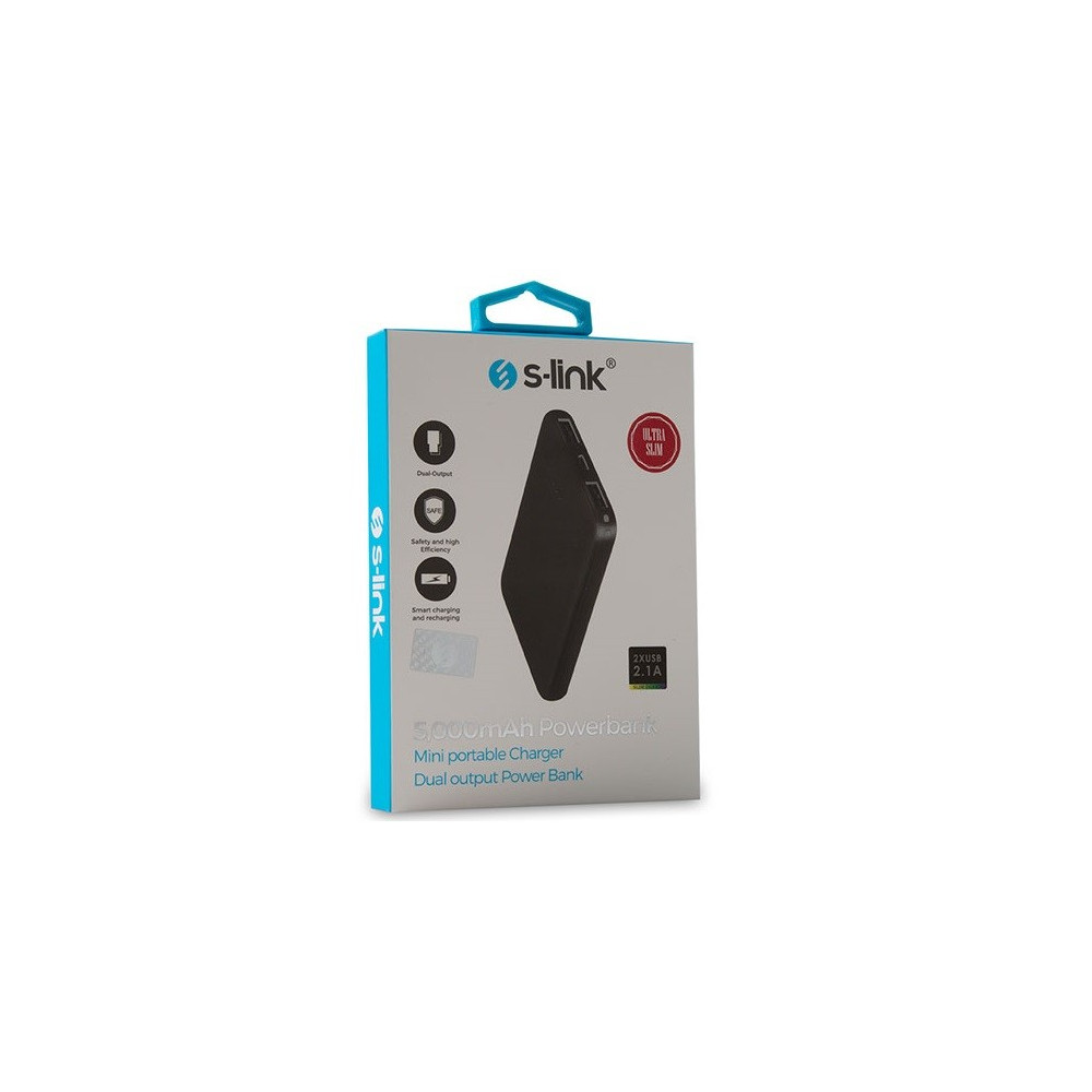 Power Bank S-Link IP-G56 / 5000 mAh / Noir