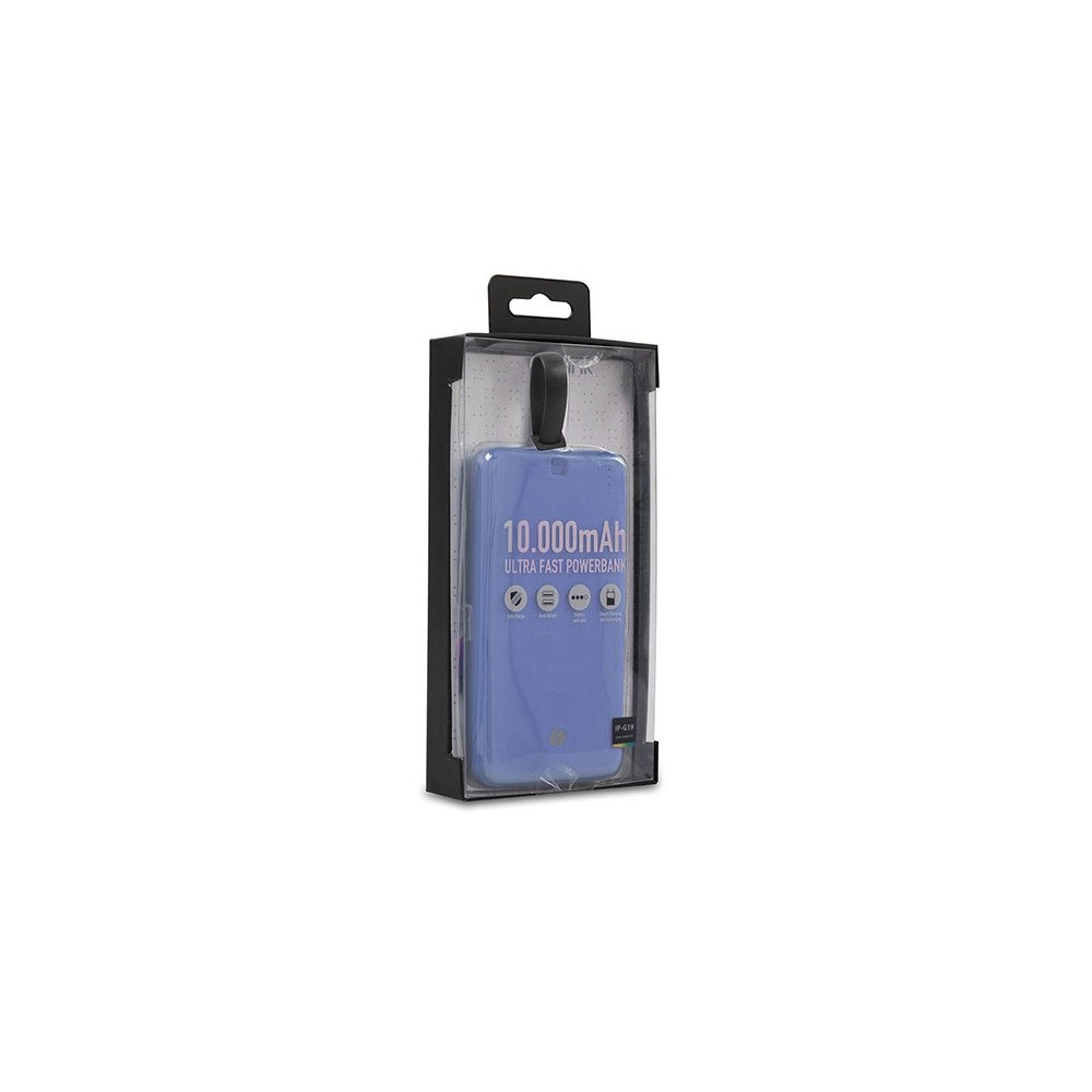 Power Bank S-Link IP-G19 2en1 Micro USB & Lightning / 10 000 mAh / Bleu