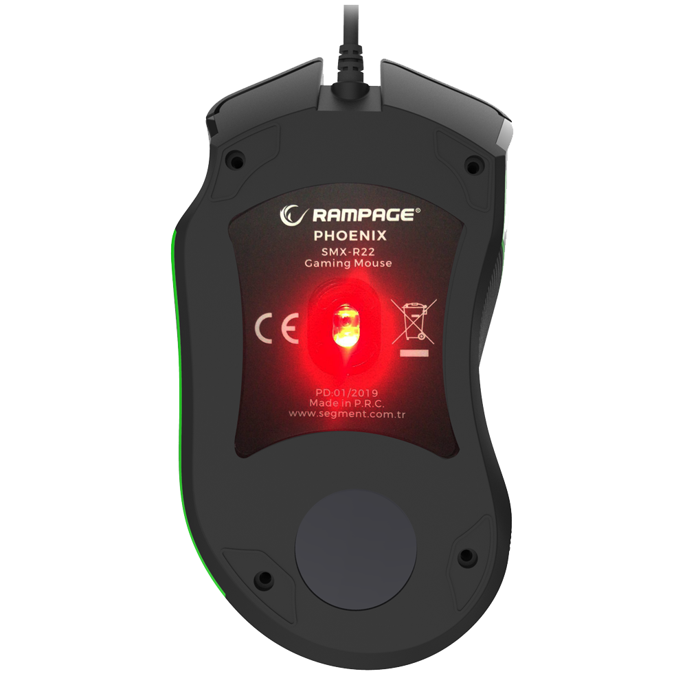Souris Gaming USB RGB Rampage SMX-R22 PHOENIX / 4800 dpi