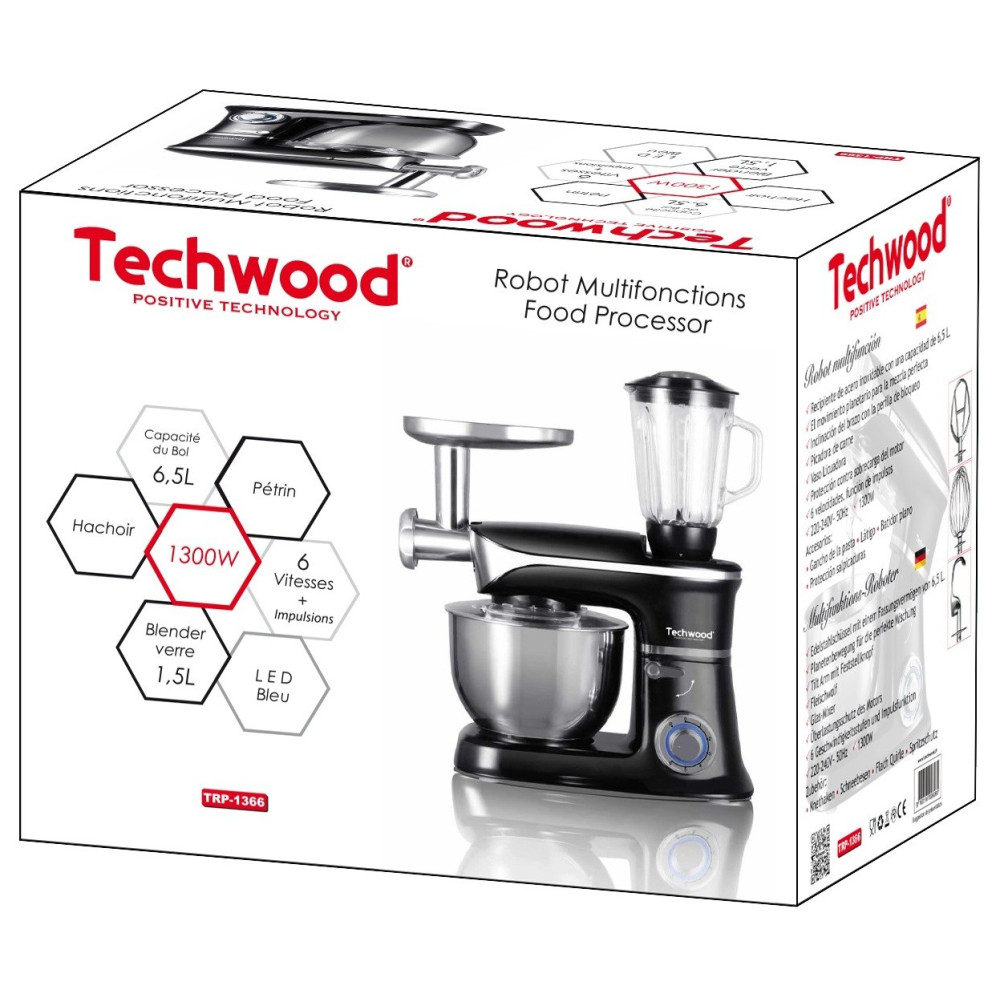 Robot Multifonctions Techwood TRP-1366 / Noir