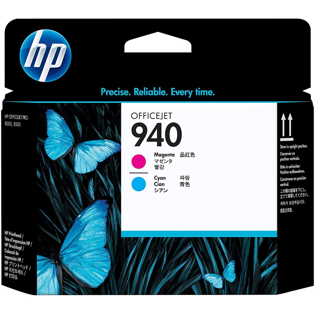 Tête d'impression Originale HP 940 / Cyan et Magenta