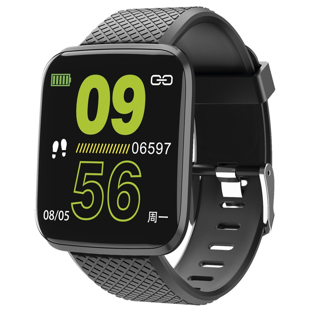 Montre connectée Atlantis Fitness Band Contact / Noir
