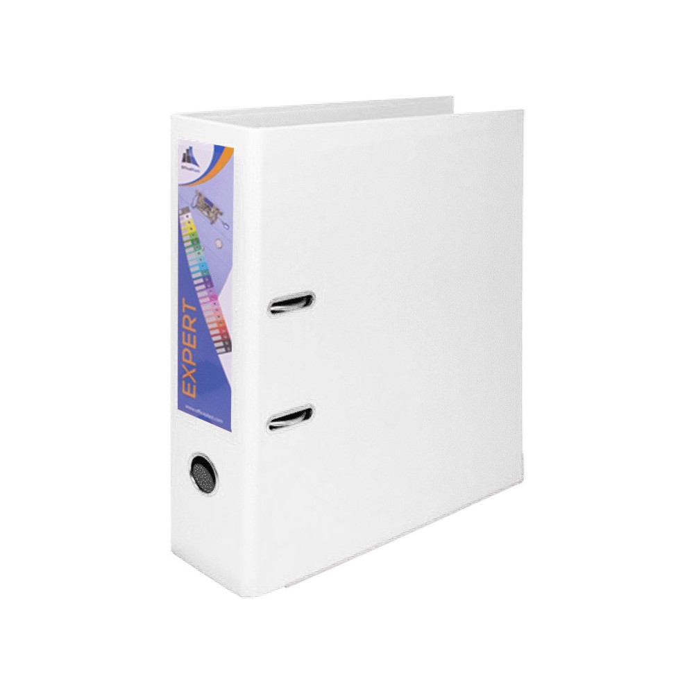 Classeur à levier OfficePlast Expert Dos 80mm / Blanc