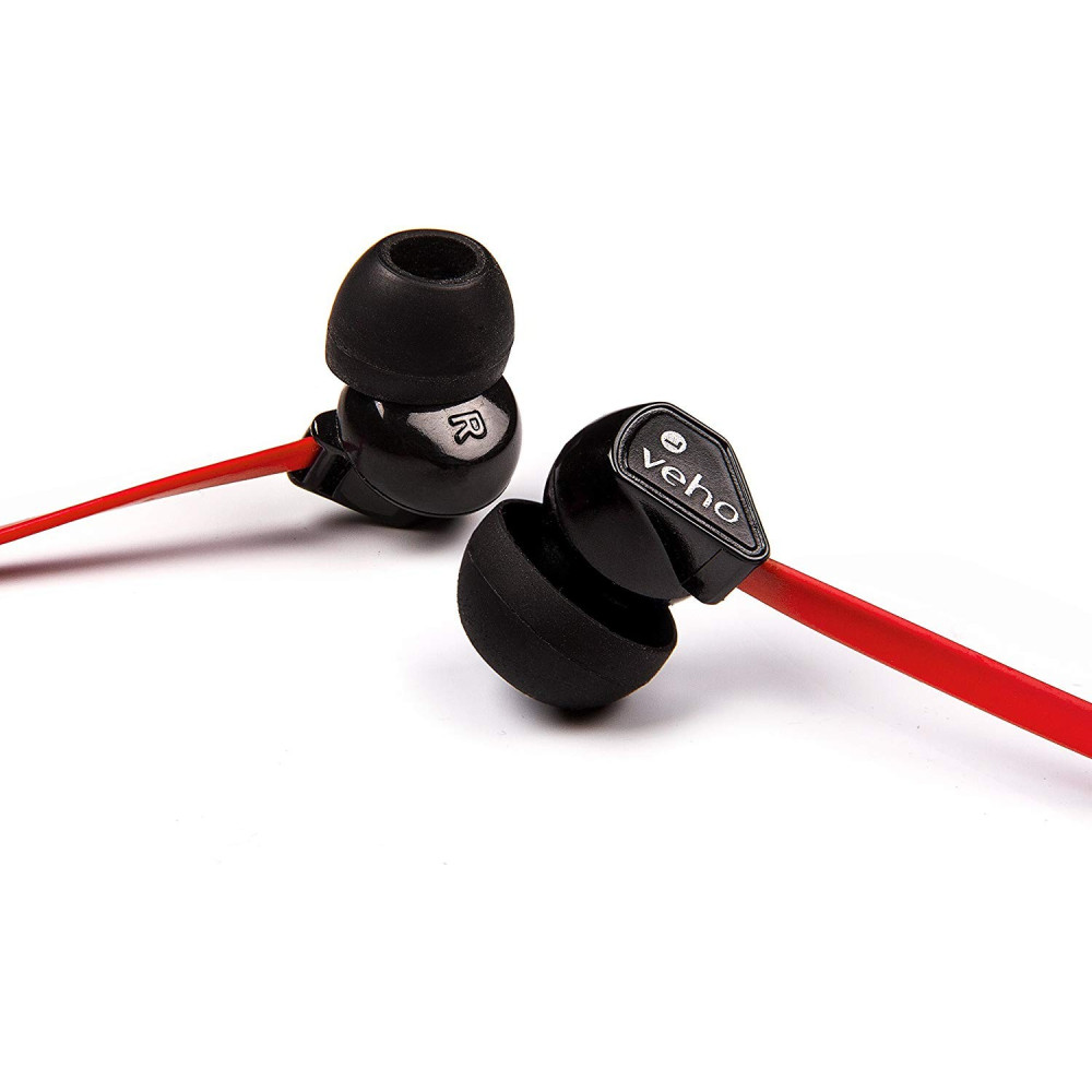 Écouteurs intra-auriculaires Veho Z-1 / Rouge