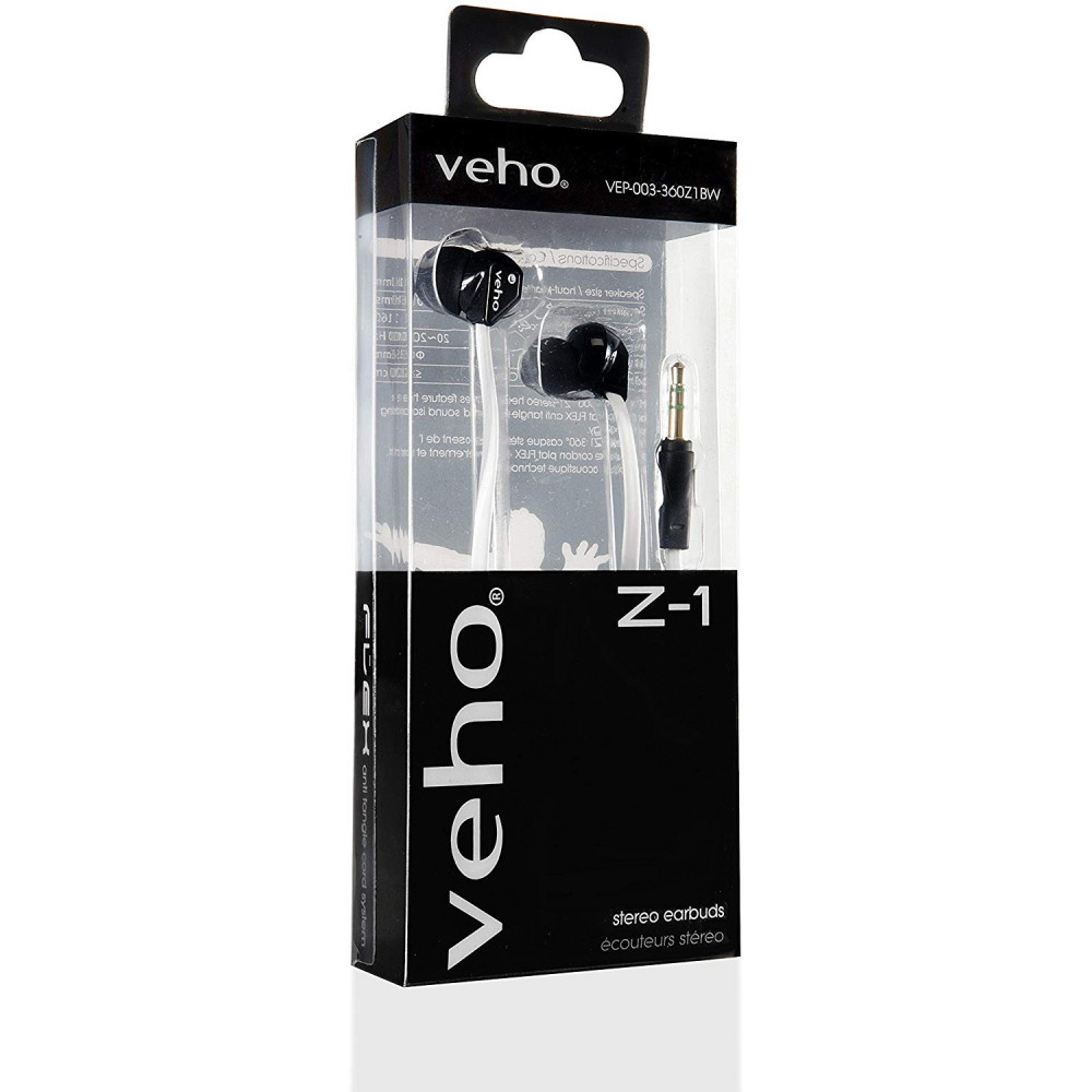Écouteurs intra-auriculaires Veho Z-1 / Blanc