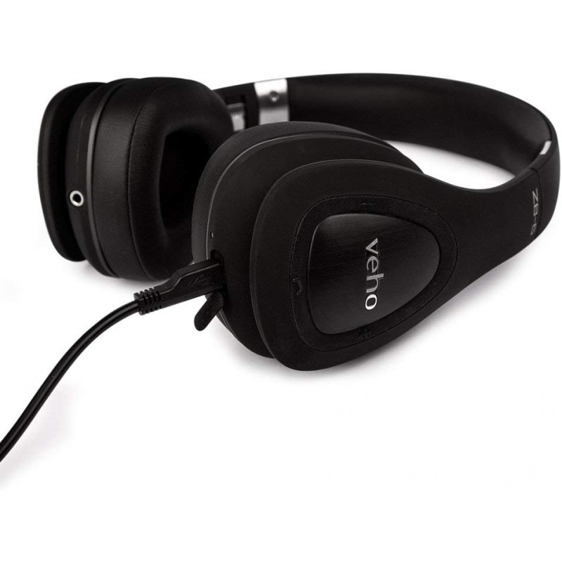 Casque d'écoute Bluetooth sans fil Veho ZB5 - Noir