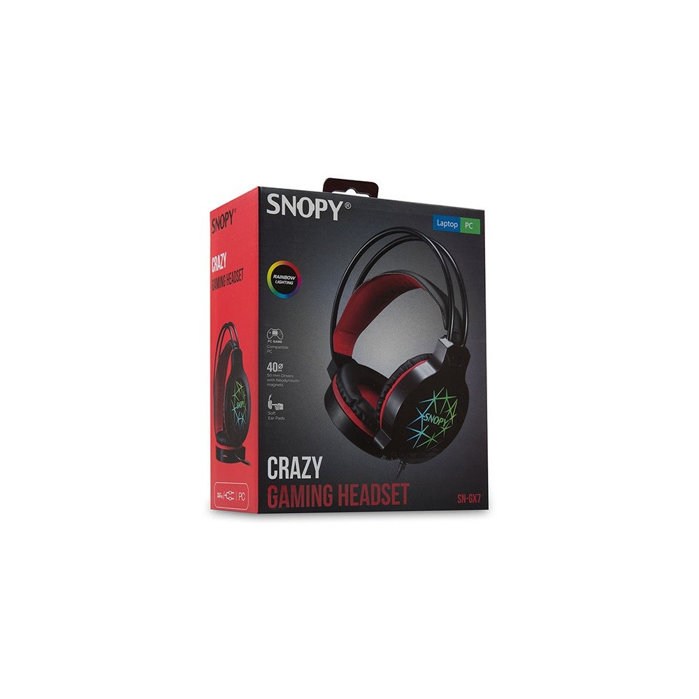 Casque Micro Gaming Snopy Crazy SN-GX7
