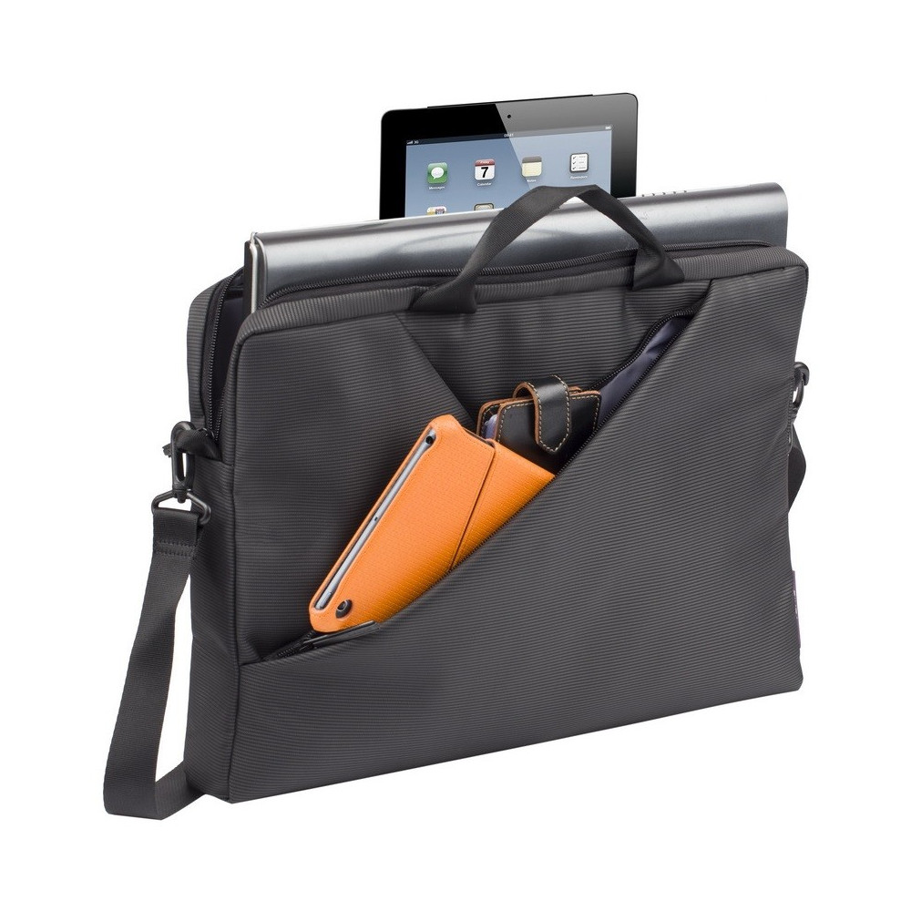 sacoche pour ordinateurs portables RIVACASE  8730 / 15.6" / Gris