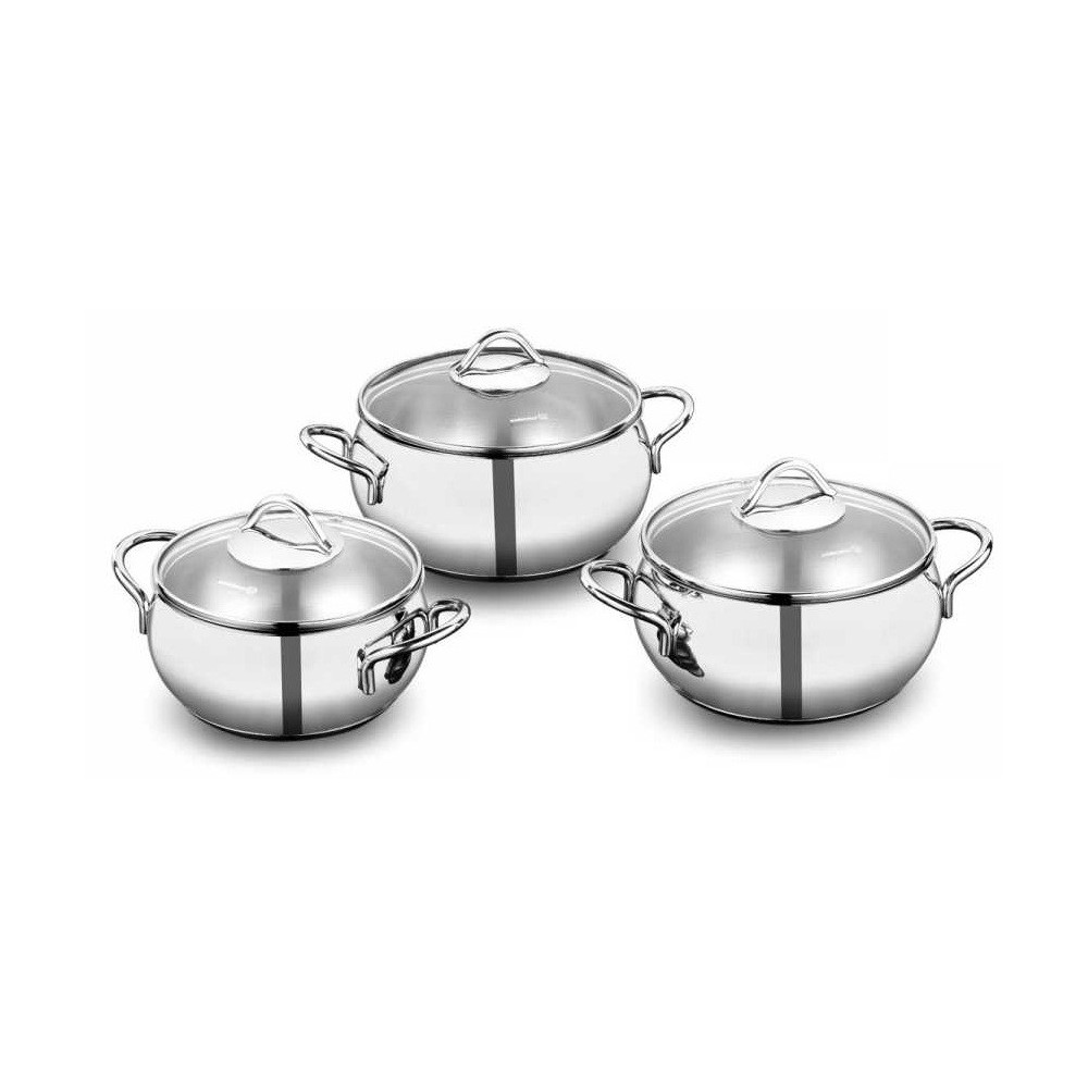Batterie de cuisine 6 pièces Korkmaz Tombik Jr