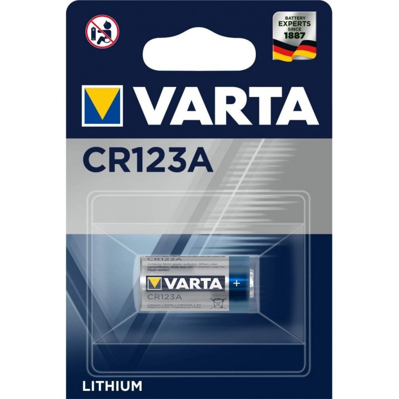 Pile Varta Lithium CR123A