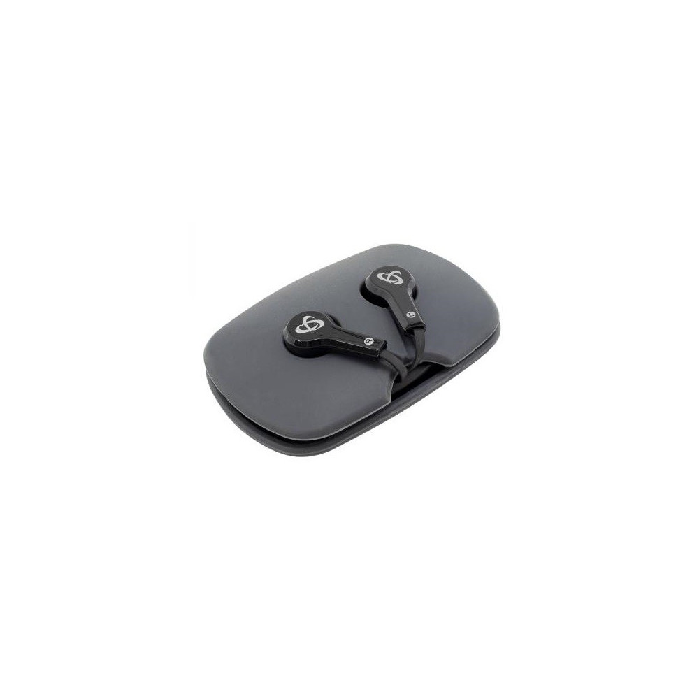 Écouteurs avec Microphone SBOX EP-033B / Noir