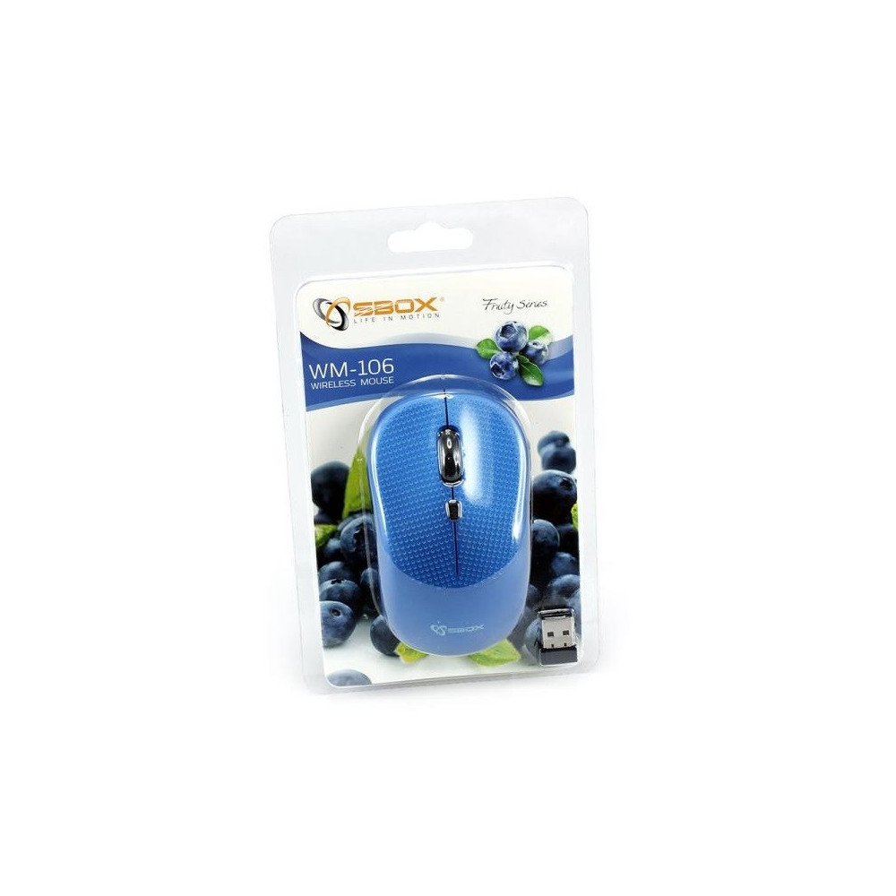 Souris Sans Fil SBOX / Bleu