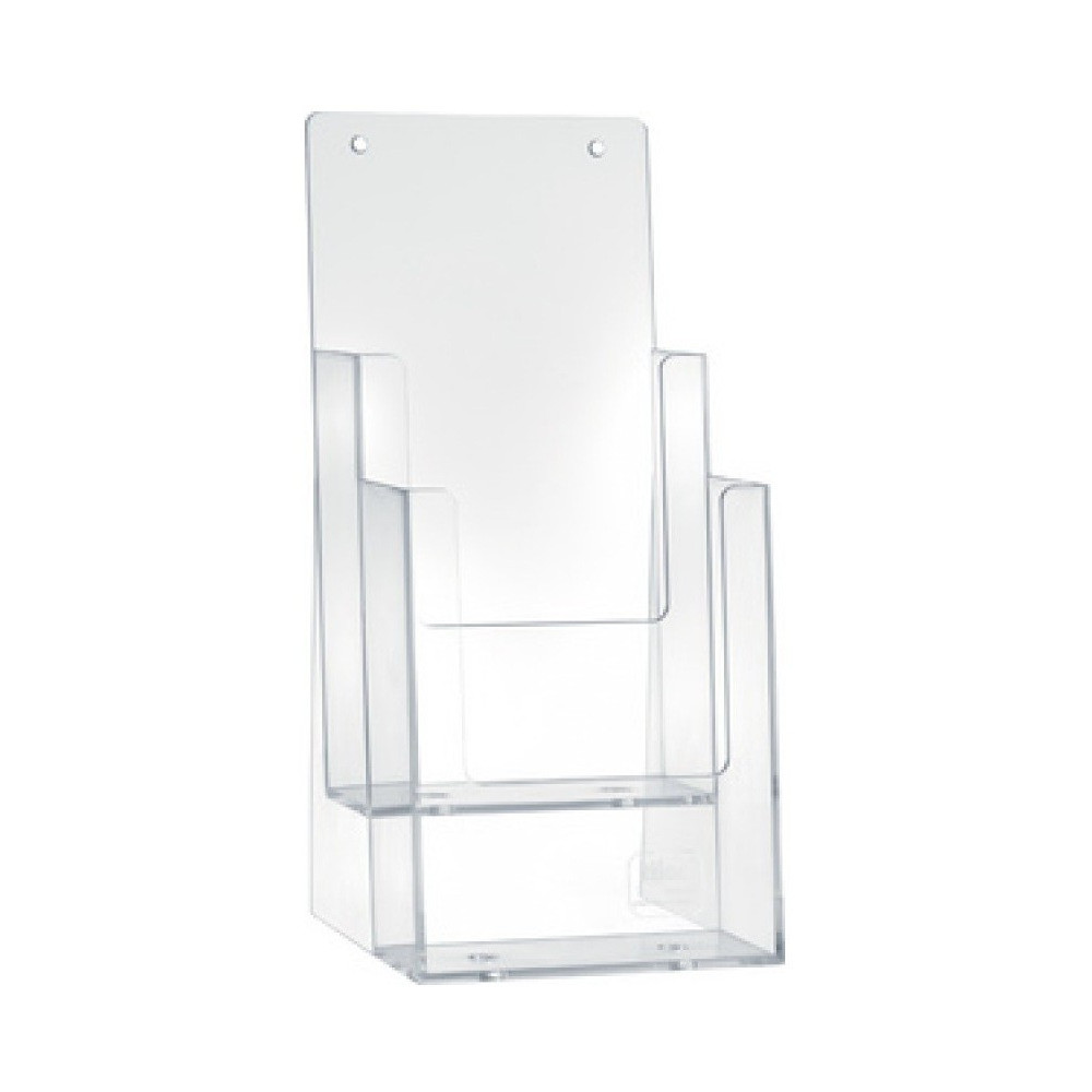 Porte Dépliants 2 compartiments A5 / Cristal