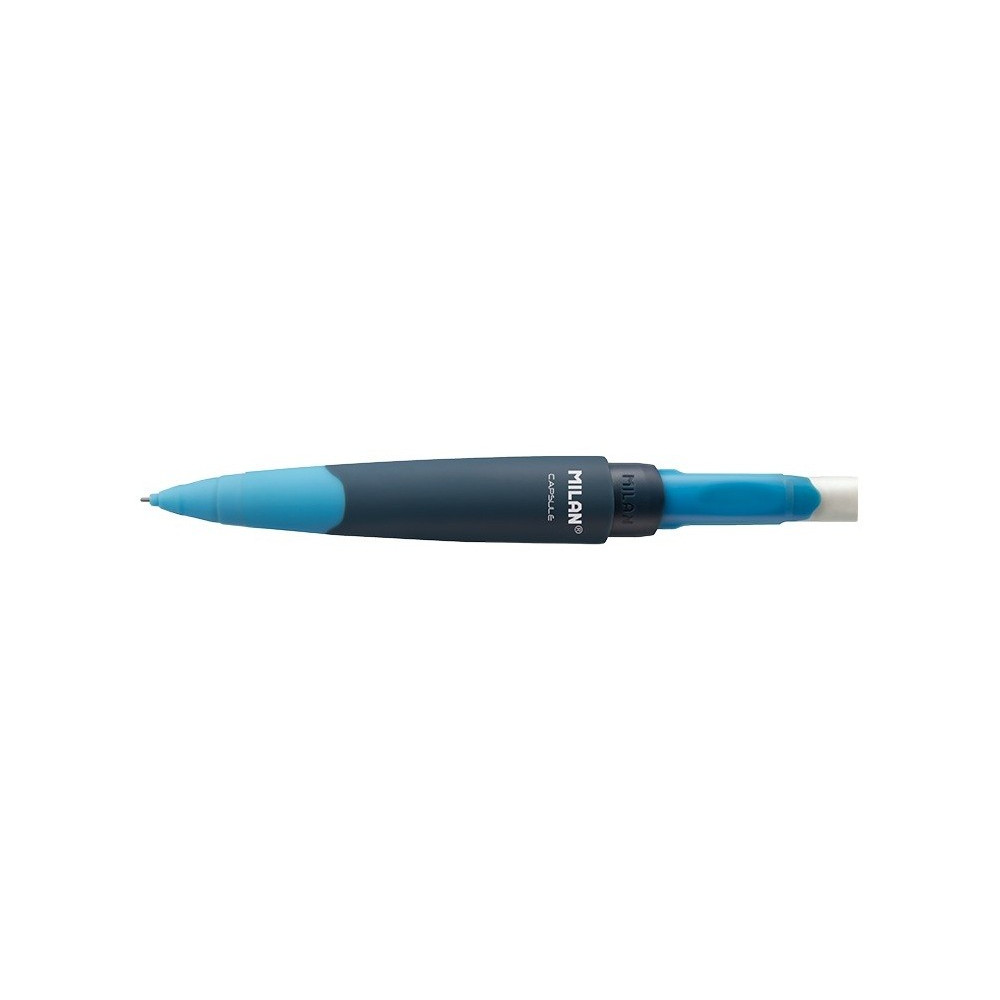 Porte-mines avec gomme MILAN eraser & pencil CAPSULE Slim HB 0.5 mm