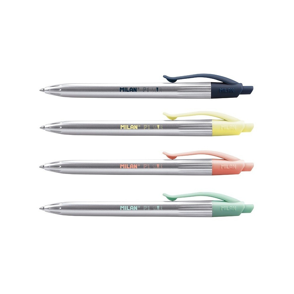 Stylo à Bille MILAN P1 Silver 1 mm