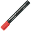 MARQUEUR PERMANENT LUMOCOLOR STAEDTLER BISEAUTÉ / 2MM-5MM / ROUGE
