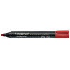 MARQUEUR PERMANENT LUMOCOLOR STAEDTLER BISEAUTÉ / 2MM-5MM / ROUGE