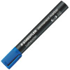 MARQUEUR PERMANENT LUMOCOLOR STAEDTLER BISEAUTÉ / 2MM-5MM / BLEU