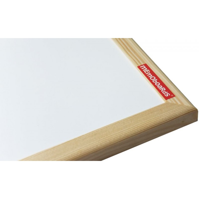 tableau blanc magnétique cadre bois