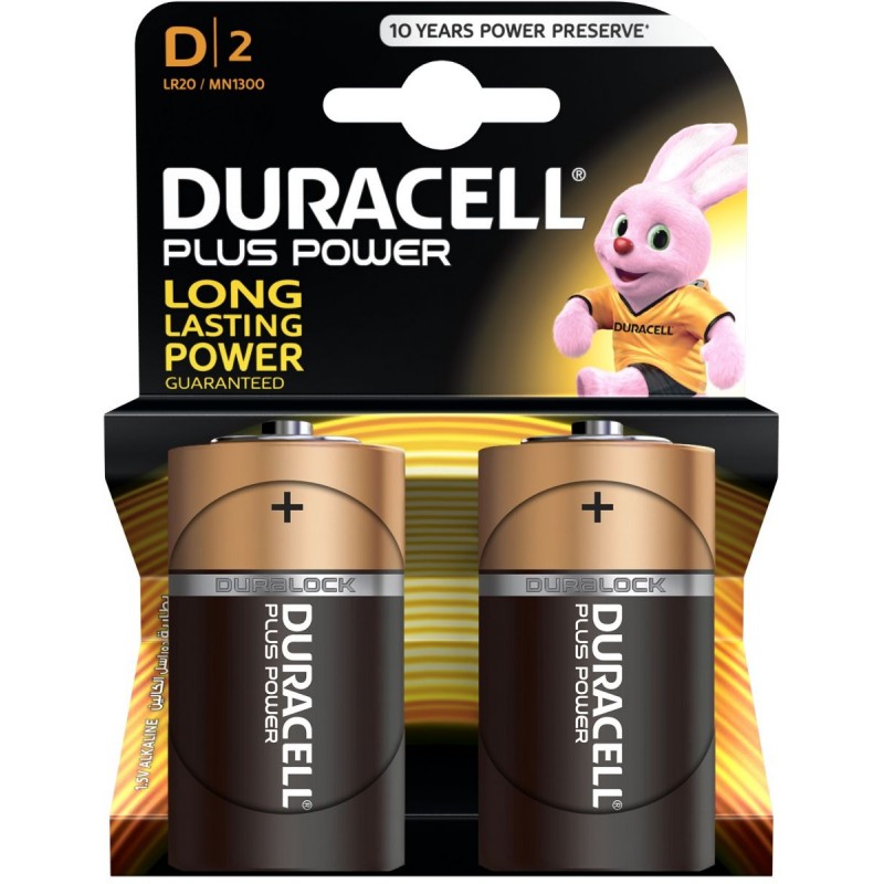 Pile Duracell Plus Power D2 image 0