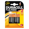 4x Piles Duracell AA Plus Power + 2 piles Offertes