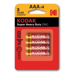 4x Piles Kodak Super Heavy...
