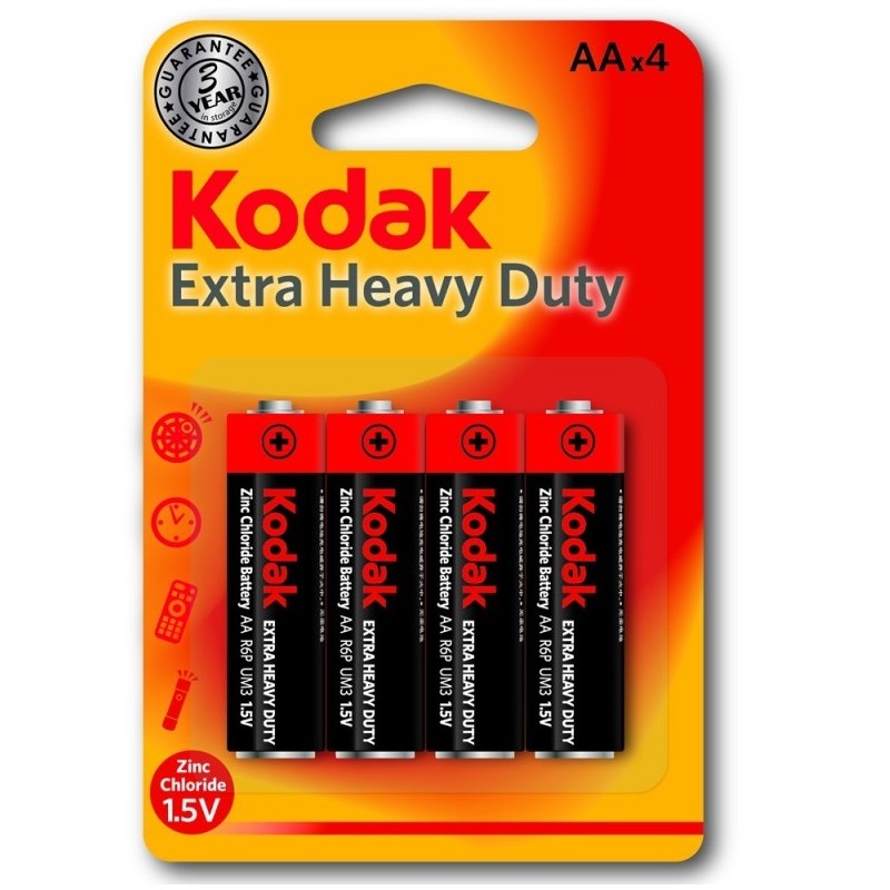 4x Piles Eveready Super Heavy Duty AA image 0