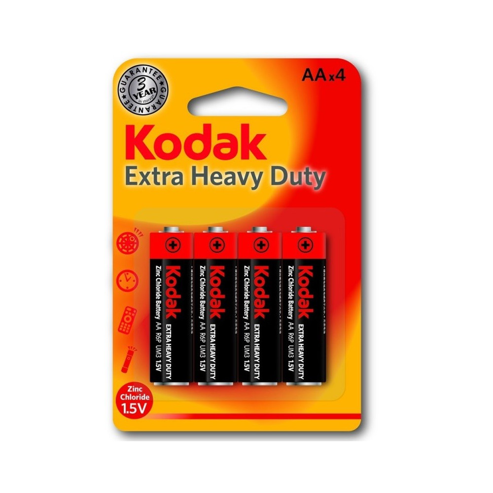 4x Piles Eveready Super Heavy Duty AA