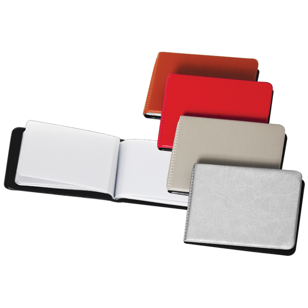 Mini Porte carte de visite en PVC 16 vues Scribe / Noir