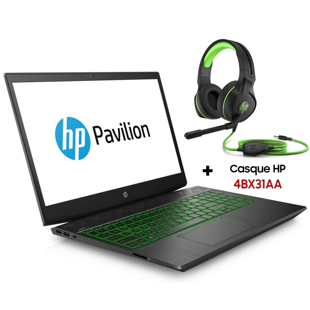 Pc portable HP Gaming Pavilion 15-cx0014nk / i5 8è Gén / 32 Go + SIM Orange Offerte 30 Go