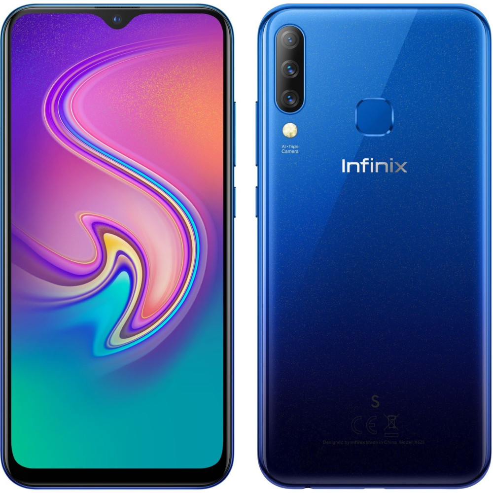 Infinix S4 Bleu - INFINIX Tunisianet