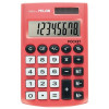 Calculatrice de poche 8 chiffres MILAN avec Etui / Rouge